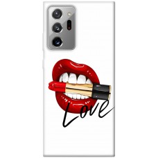 TPU чохол Demsky Красные губы для Samsung Galaxy Note 20 Ultra