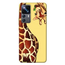 TPU чехол Demsky Cool giraffe для Xiaomi 12T / 12T Pro