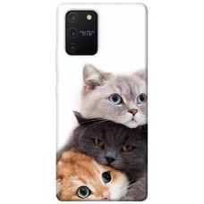 TPU чохол Demsky Три кота для Samsung Galaxy S10 Lite