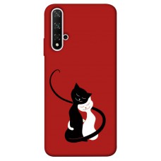 TPU чохол Demsky Влюбленные коты для Huawei Honor 20 / Nova 5T