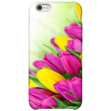 TPU чохол Demsky Красочные тюльпаны для Apple iPhone 6/6s (4.7")