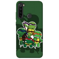 TPU чохол Demsky Green turtles для Xiaomi Redmi Note 8T