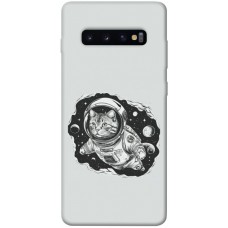 TPU чохол Demsky Кіт космонавт для Samsung Galaxy S10+