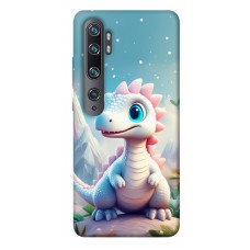 TPU чохол Demsky Білий дракоша для Xiaomi Mi Note 10 / Note 10 Pro / Mi CC9 Pro