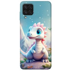 TPU чехол Demsky Білий дракоша для Samsung Galaxy A22 4G