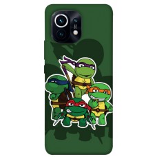 TPU чохол Demsky Green turtles для Xiaomi Mi 11