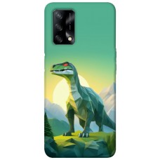 TPU чехол Demsky Динозавр для Oppo A74 4G