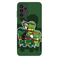 TPU чехол Demsky Green turtles для Samsung Galaxy A13 4G