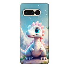 TPU чохол Demsky Білий дракоша для Google Pixel 7 Pro