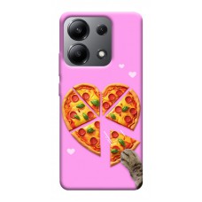 TPU чохол Demsky Pizza Love для Xiaomi Redmi Note 13 4G