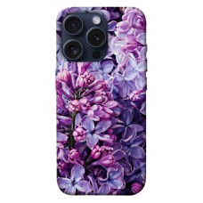 TPU чохол Demsky Violet blossoms для Apple iPhone 15 Pro (6.1")