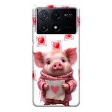 TPU чехол Demsky Animals love 6 для Xiaomi Poco X6