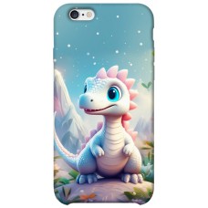 TPU чохол Demsky Білий дракоша для Apple iPhone 6/6s (4.7")