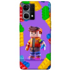 TPU чохол Demsky Colorful constructor для Oppo Reno 7 4G