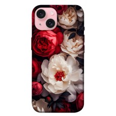 TPU чехол Demsky Velvet roses для Apple iPhone 15 (6.1")