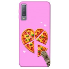 TPU чохол Demsky Pizza Love для Samsung A750 Galaxy A7 (2018)