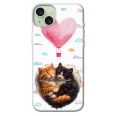 TPU чохол Demsky Animals love 3 для Apple iPhone 15 Plus (6.7")