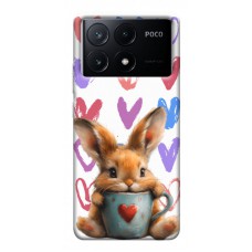 TPU чехол Demsky Animals love 1 для Xiaomi Poco X6