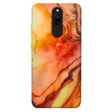 TPU чохол Demsky Червоний корал мармур для Xiaomi Redmi 8