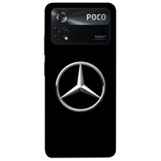 TPU чохол Demsky Mercedes logo для Xiaomi Poco X4 Pro 5G