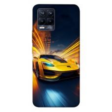 TPU чохол Demsky Yellow Porsche для Realme 8