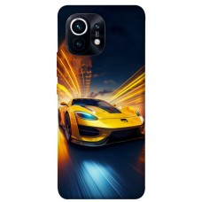 TPU чохол Demsky Yellow Porsche для Xiaomi Mi 11