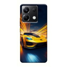 TPU чохол Demsky Yellow Porsche для Xiaomi Poco X6