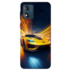 TPU чохол Demsky Yellow Porsche для Motorola Moto E13