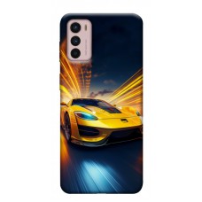 TPU чохол Demsky Yellow Porsche для Motorola Moto G42