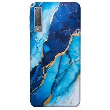 TPU чохол Demsky Blue marble для Samsung A750 Galaxy A7 (2018)