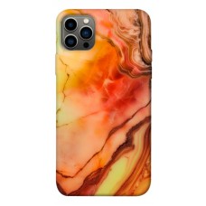 TPU чохол Demsky Червоний корал мармур для Apple iPhone 12 Pro (6.1")