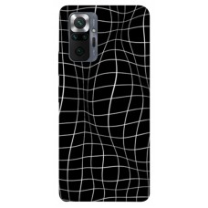 TPU чохол Demsky Warped grid для Xiaomi Redmi Note 10 Pro