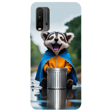 TPU чохол Demsky Єнот (Raccoon) для Xiaomi Redmi Note 9 4G / Redmi 9 Power / Redmi 9T