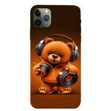 TPU чехол Demsky ведмежа меломан 2 (bear listening music) для Apple iPhone 11 Pro