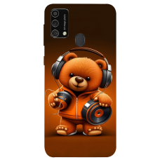 TPU чохол Demsky ведмежа меломан 2 (bear listening music) для Samsung Galaxy M21s