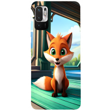 TPU чохол Demsky Лисеня (fox) для Xiaomi Redmi Note 10 5G