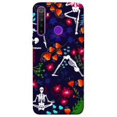 TPU чехол Demsky Yoga skeletons для Realme 5