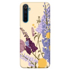 TPU чохол Demsky Flowers art для Realme 6 Pro