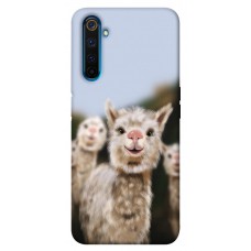 TPU чохол Demsky Funny llamas для Realme 6 Pro