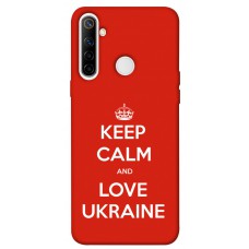 TPU чехол Demsky Keep calm and love Ukraine для Realme 6i