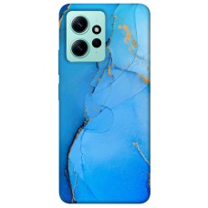 TPU чехол Demsky Синий с золотом для Xiaomi Redmi Note 12 4G