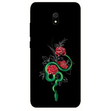 TPU чохол Demsky Snake in flowers для Xiaomi Redmi 8a