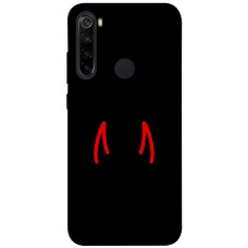 TPU чохол Demsky Red horns для Xiaomi Redmi Note 8