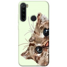 TPU чехол Demsky Cat muzzle для Xiaomi Redmi Note 8