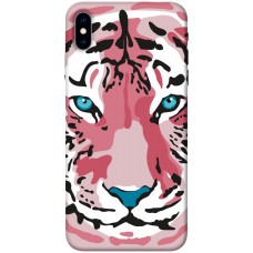 TPU чехол Demsky Pink tiger для Apple iPhone X (5.8")