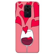 TPU чохол Demsky Бокал вина для Xiaomi Redmi Note 9 / Redmi 10X