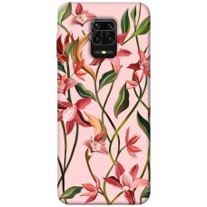 TPU чохол Demsky Floral motifs для Xiaomi Redmi Note 9s / Note 9 Pro / Note 9 Pro Max