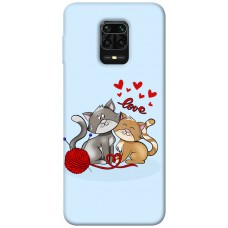 TPU чохол Demsky Два кота Love для Xiaomi Redmi Note 9s / Note 9 Pro / Note 9 Pro Max