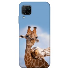 TPU чохол Demsky Милые жирафы для Huawei P40 Lite