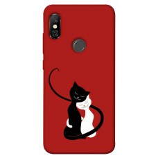 TPU чохол Demsky Влюбленные коты для Xiaomi Redmi Note 6 Pro
